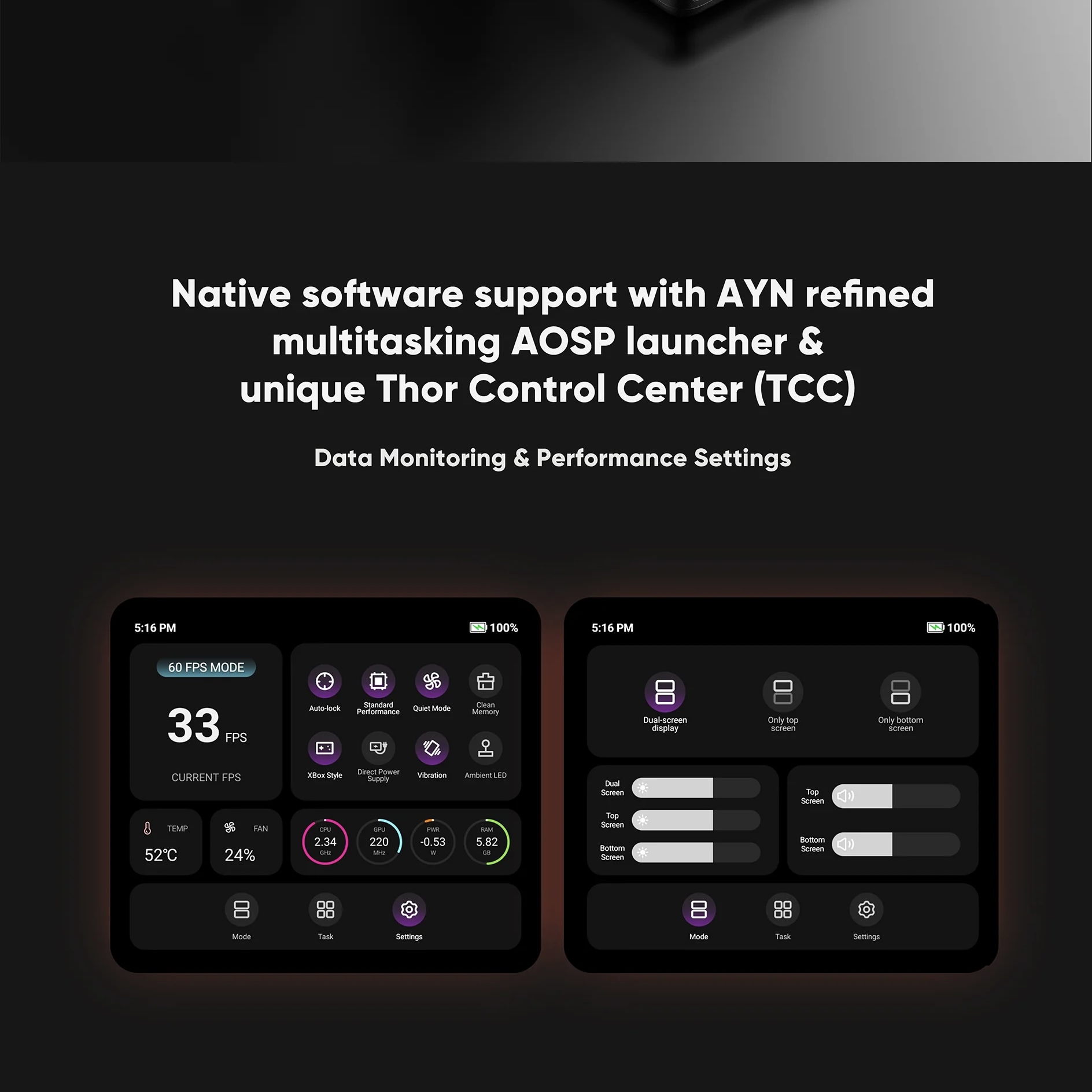 Dual-Screen Android Gaming Handheld
