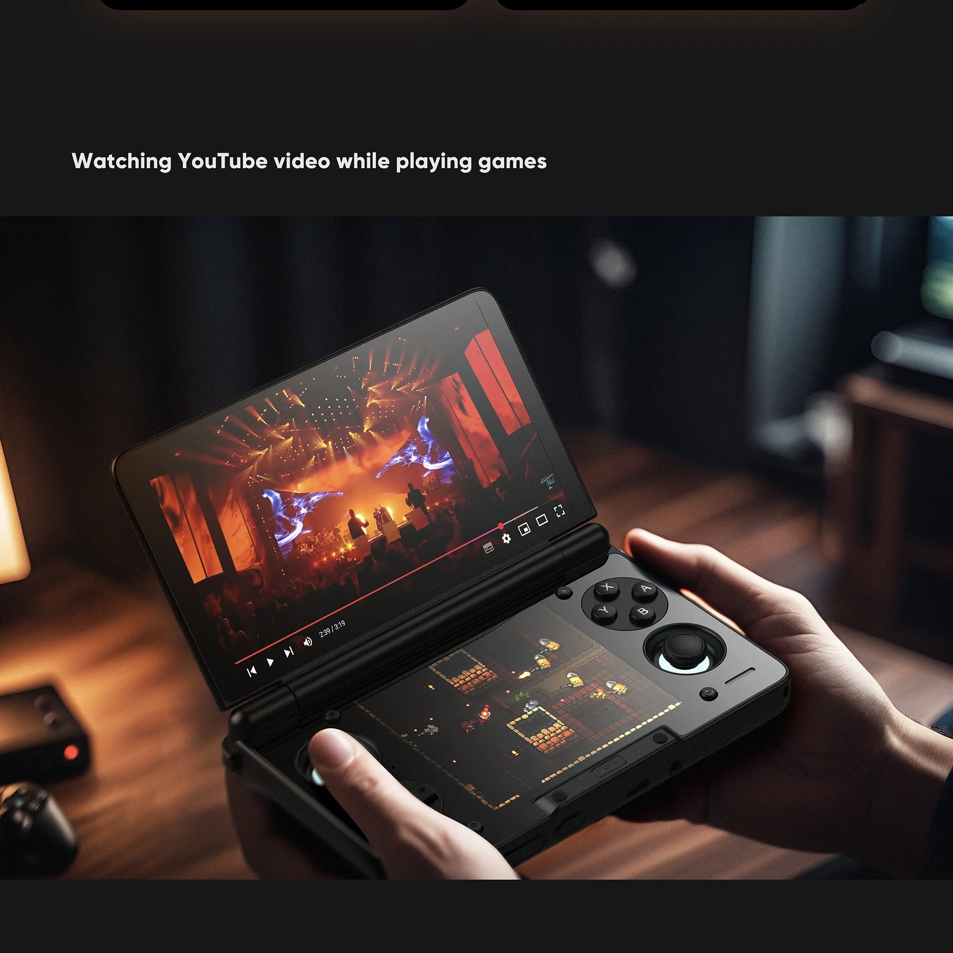 Dual-Screen Android Gaming Handheld