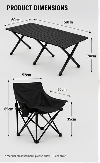 Campora™ 8-Seater Foldable Outdoor Table & Chair Set