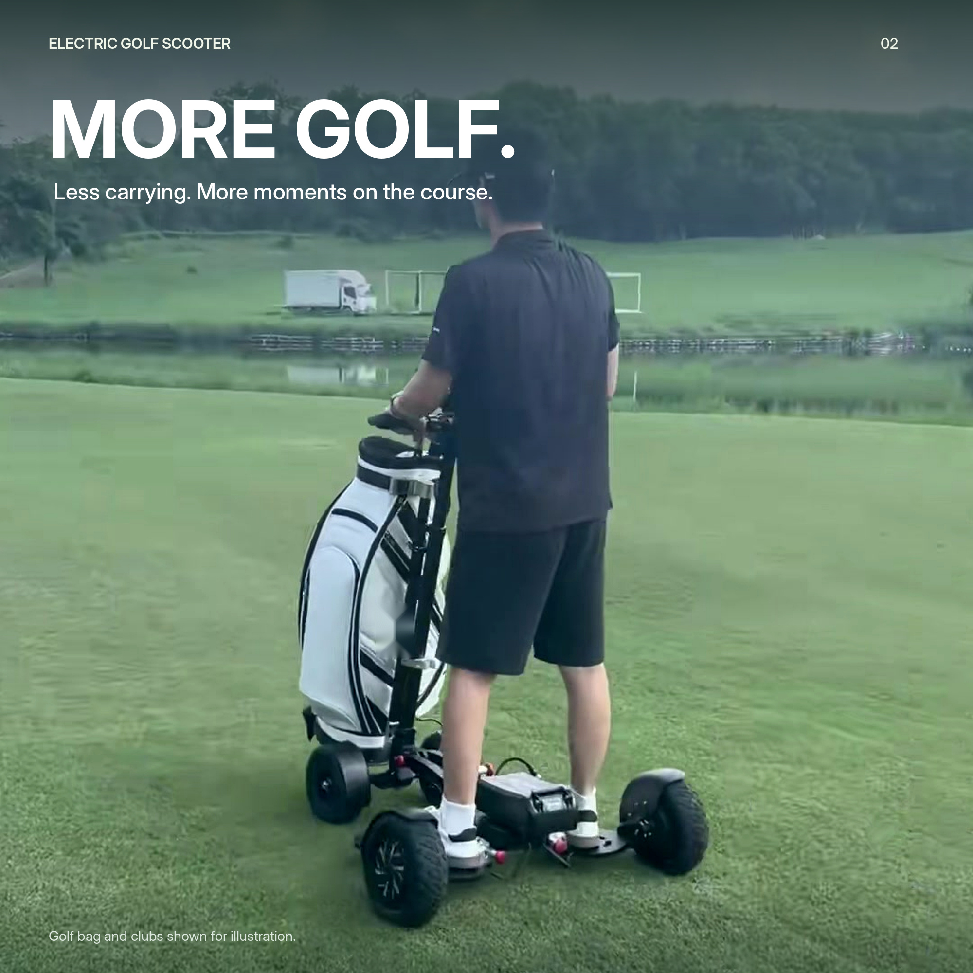 Foldable Golf Trolley Scooter