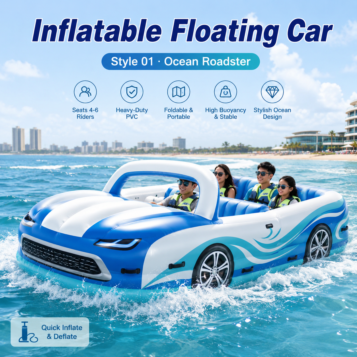 FLOATING RIDE-ON CAR