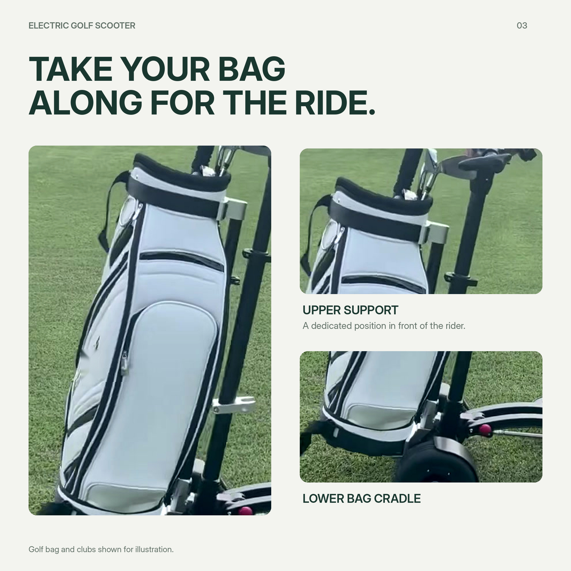 Foldable Golf Trolley Scooter