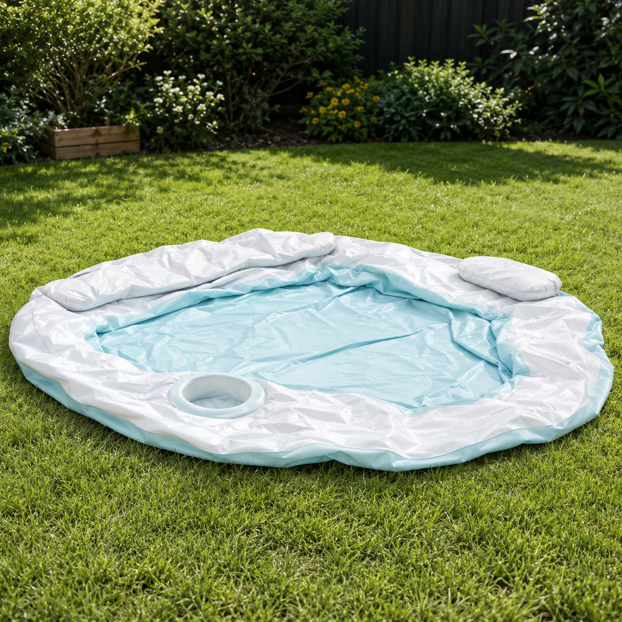 Foldable Inflatable Lounge Pool