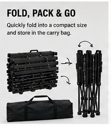 Campora™ 8-Seater Foldable Outdoor Table & Chair Set