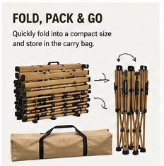 Campora™ 8-Seater Foldable Outdoor Table & Chair Set