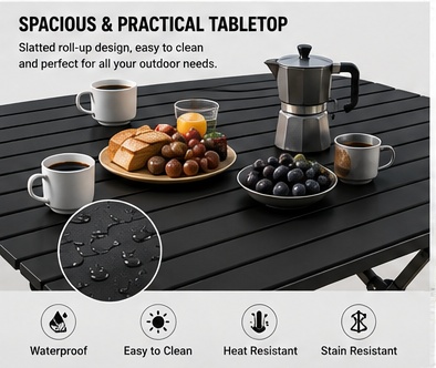 Campora™ 8-Seater Foldable Outdoor Table & Chair Set