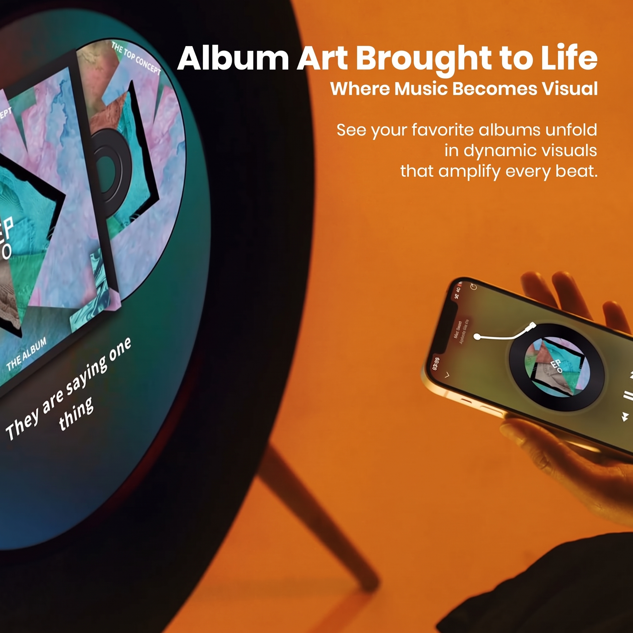 🎉August Special Offers🎉——Vinyl Bluetooth Speaker, 21.5" Dynamic Lyric Display & 2.1 Hi-Fi Audio