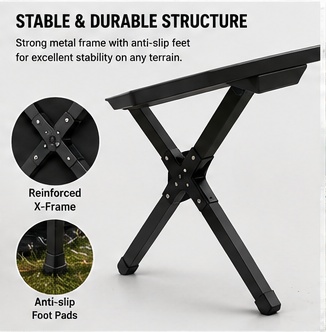 Campora™ 8-Seater Foldable Outdoor Table & Chair Set