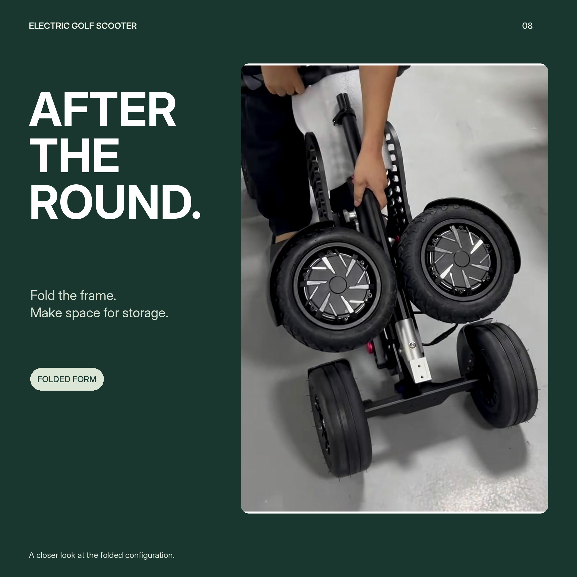 Foldable Golf Trolley Scooter