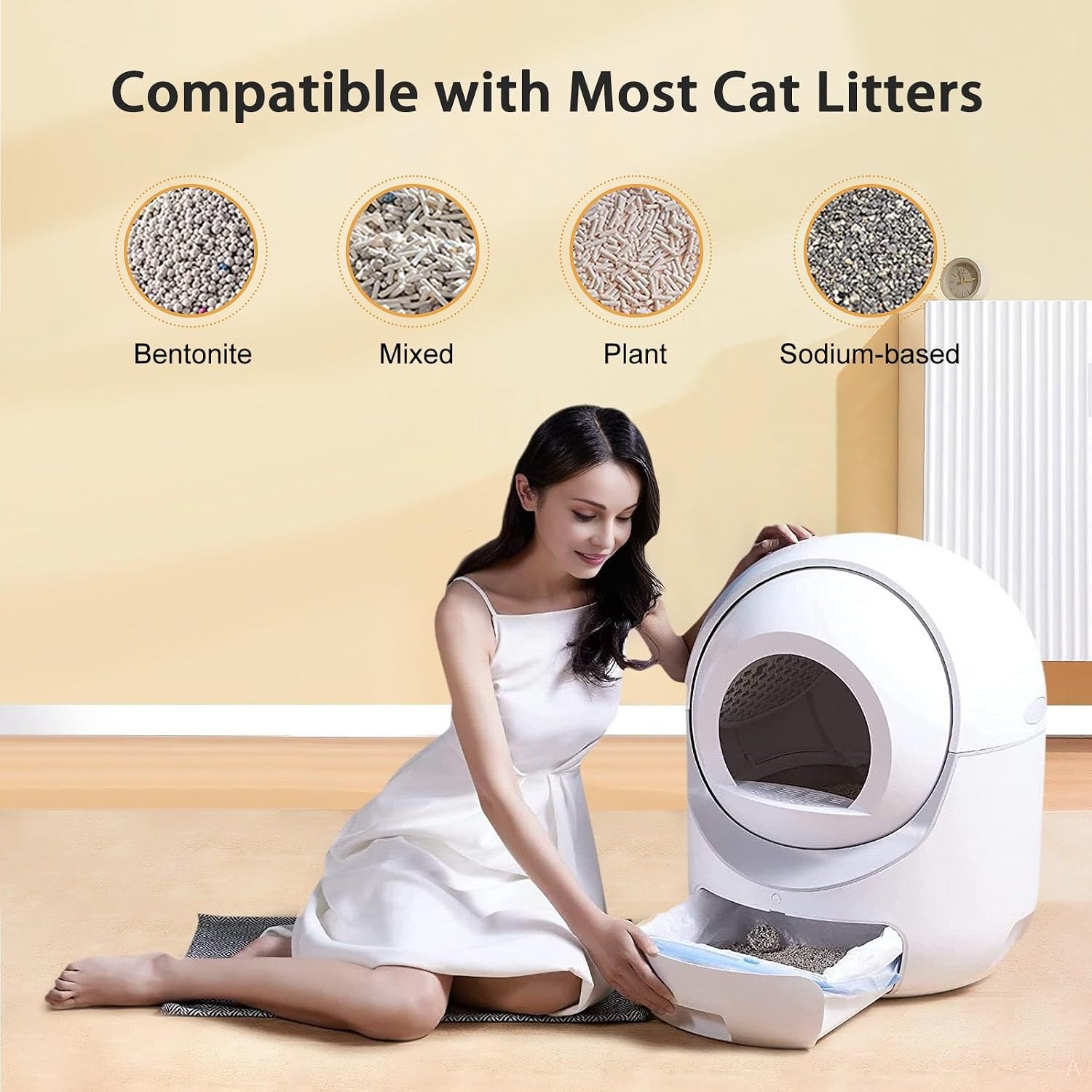 PurrfectCare™ Smart Self-Cleaning Cat Litter Box