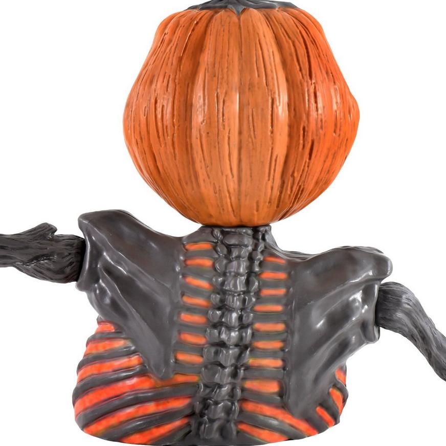 Embers the Pumpkin Skeleton Black Light Reactive Ground Breaker