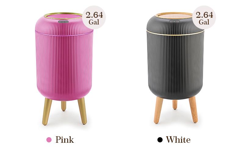 Pukomc Smart Induction Waterproof Trash Can for Bathroom, Bedroom, Office Nordic Style, Household Items Saving Space Motion Sensor Multifunctional Home Goods Environmentally Friendly Automatic summerwins