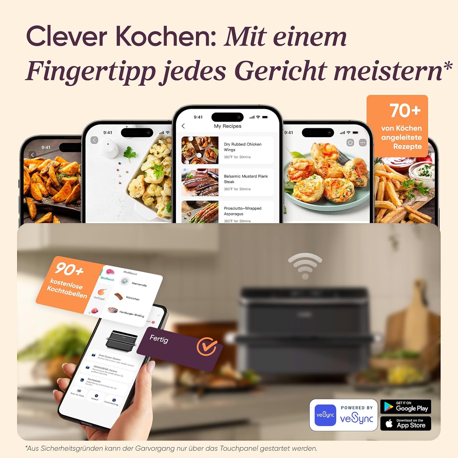 Heißluftfritteuse 2 Kammern, Dual Blaze TwinFry 10L Airfryer, mit 4 Heizrohren und flexiblen Kammern, gleichmäßige Hitzeverteilung, Temperatur bis 240 Grad C, Schwarz, TF102S