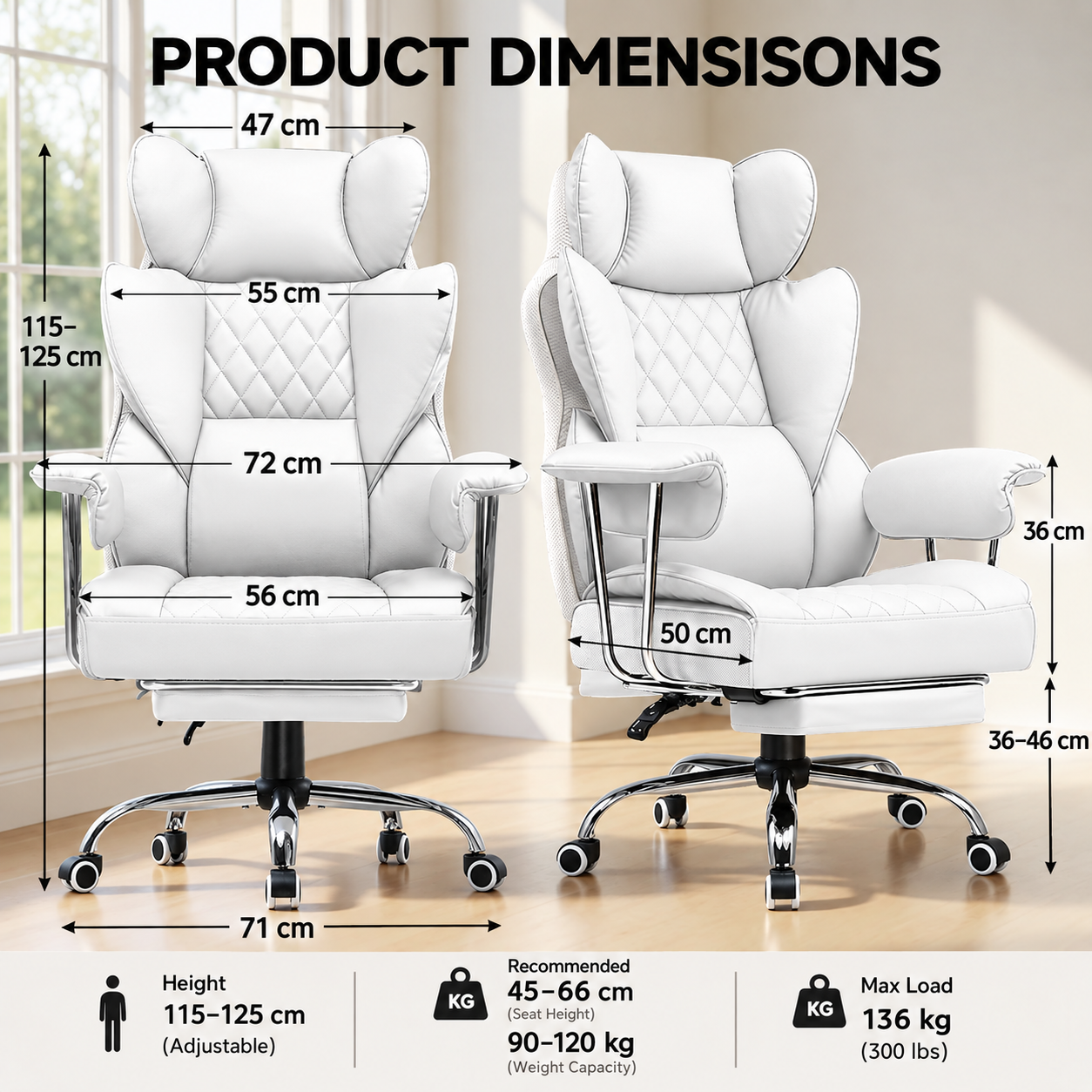 🎁 Exclusive Gift: Admqx Ergonomic Desk Chair