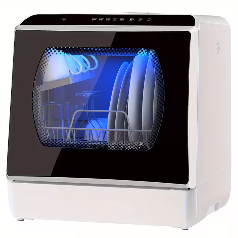 Compact Portable Dishwasher with 5L Built-In Tank