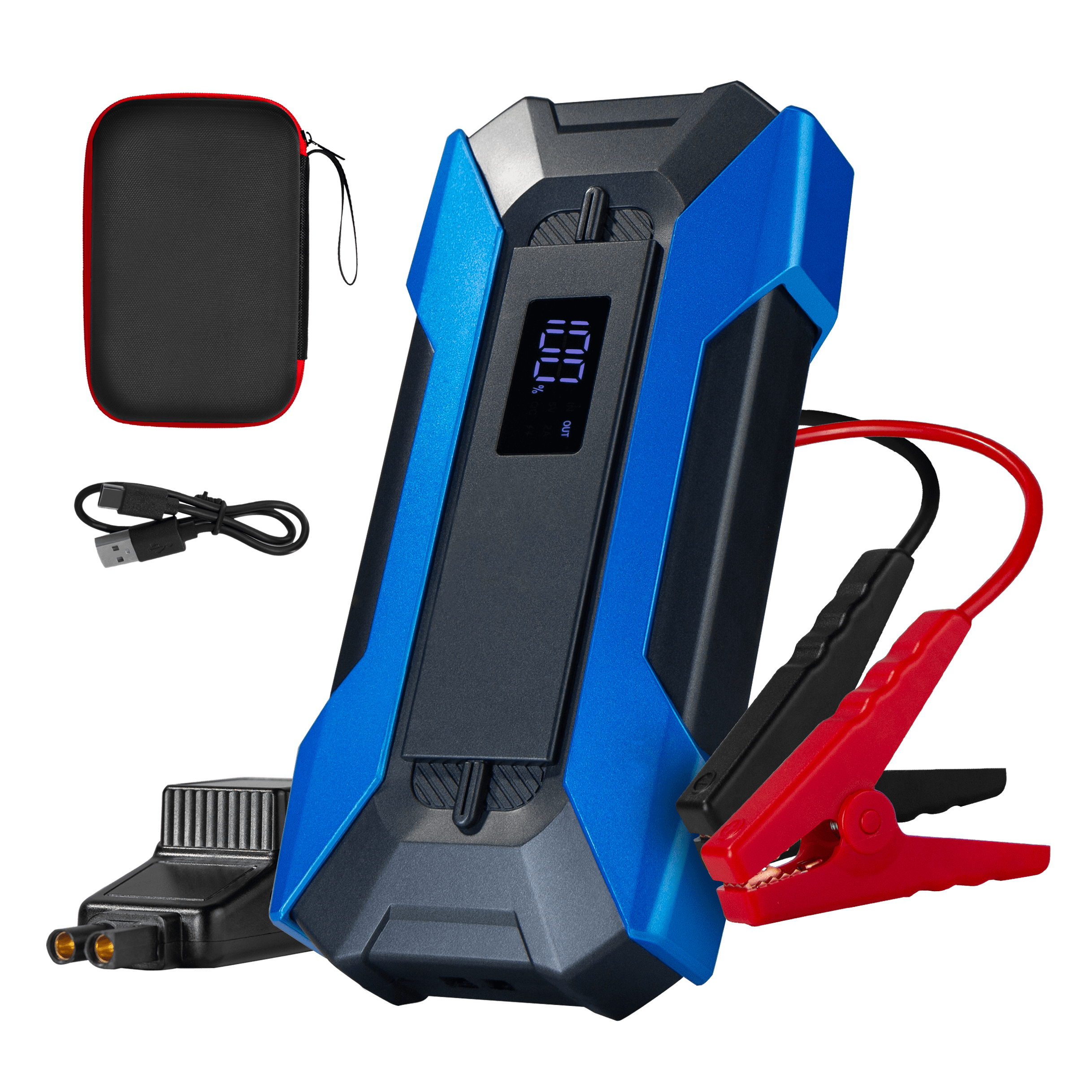 Gehopow A11 Portable Car Jump Starter High Power 2000a Peak Jump Starter Car Lithium Battery Booster Pack 12v Emergency Jump Box
