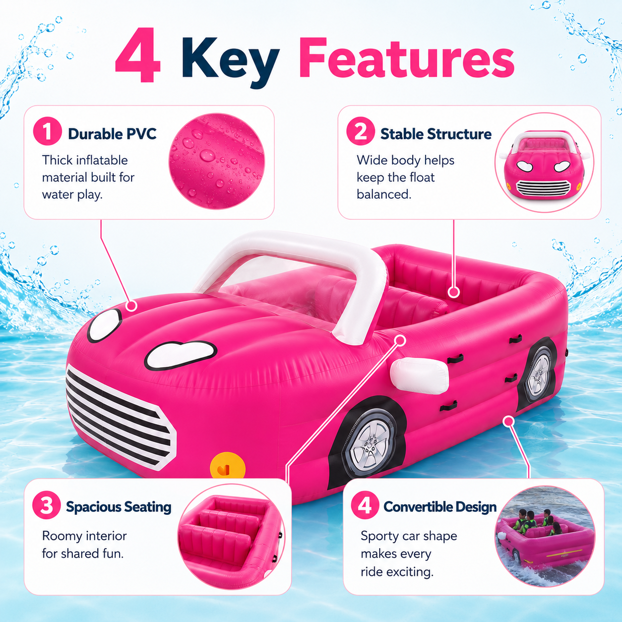 FLOATING RIDE-ON CAR