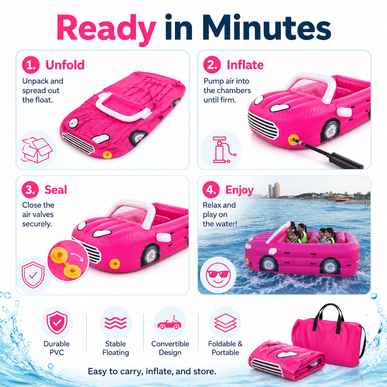FLOATING RIDE-ON CAR