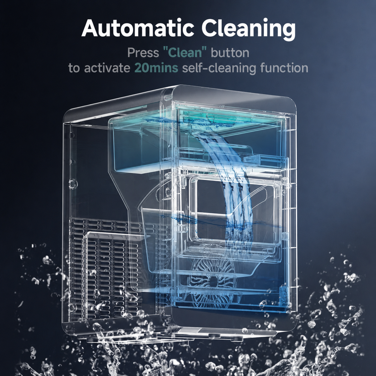  QCNLCN Pearl L1 Plus Nugget Ice Maker