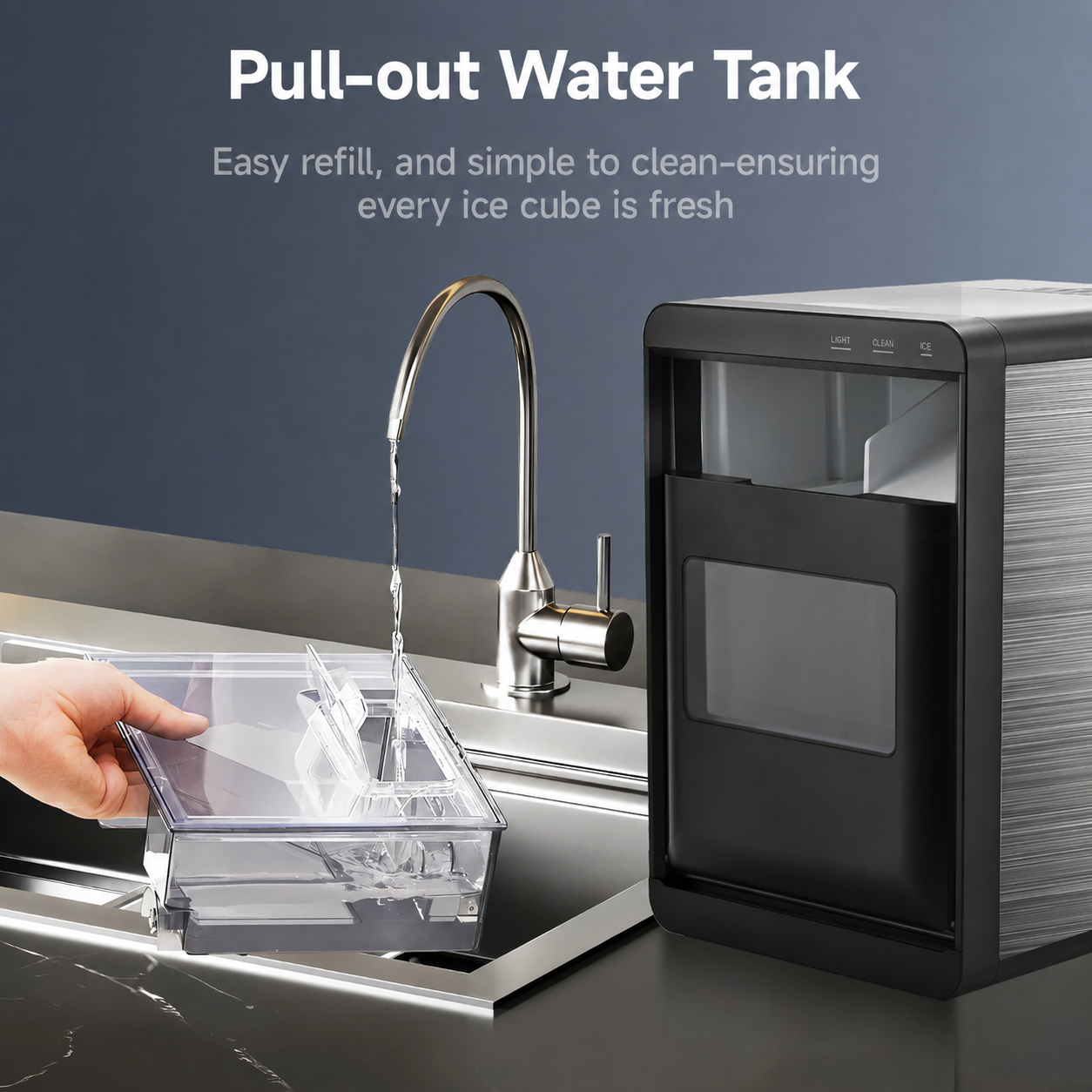  QCNLCN Pearl L1 Plus Nugget Ice Maker