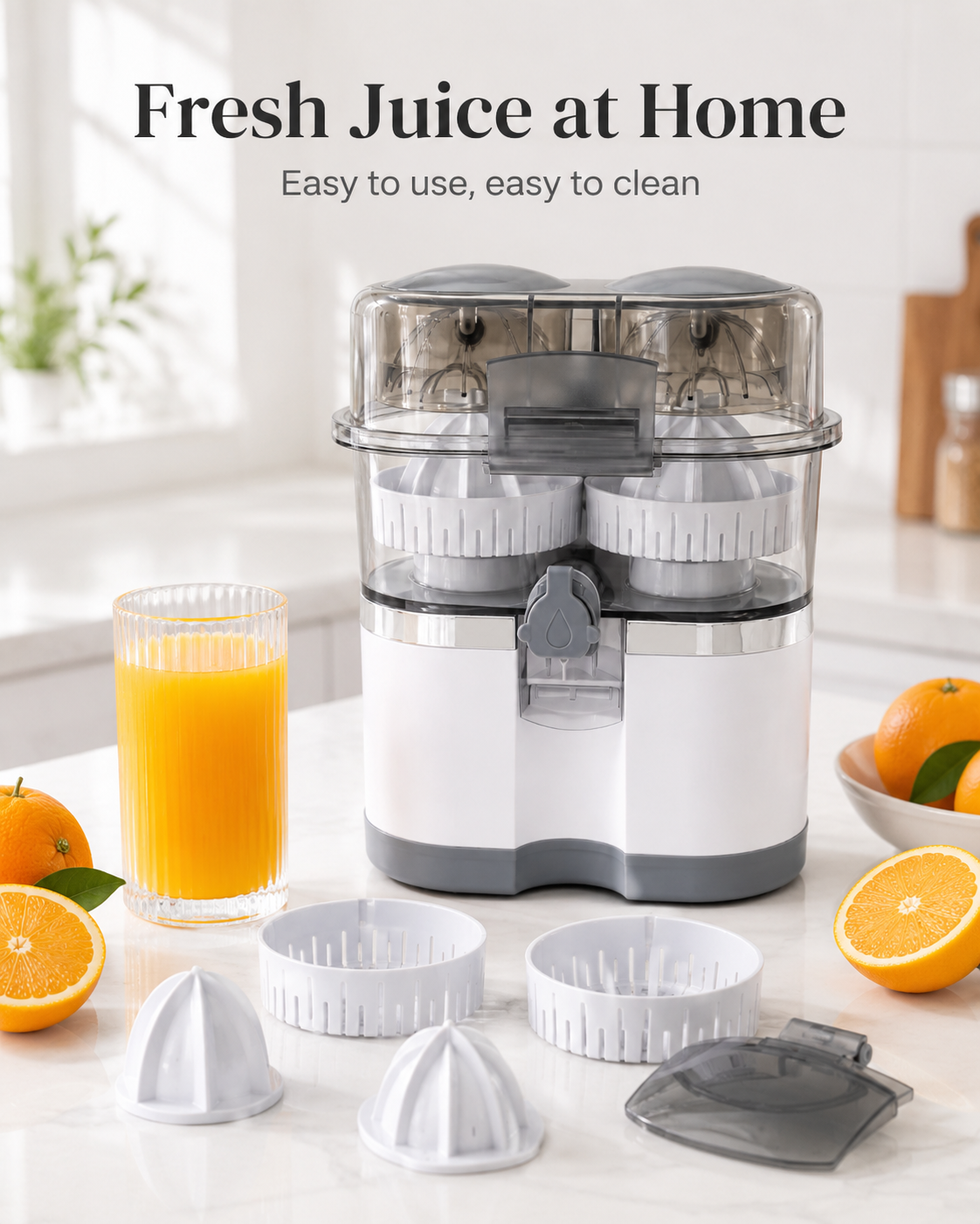 2026 New Multifunctional Juicer ，Household Lemon Juicer, Electric Orange Juice Extractor, Pulp and Juice Separation.