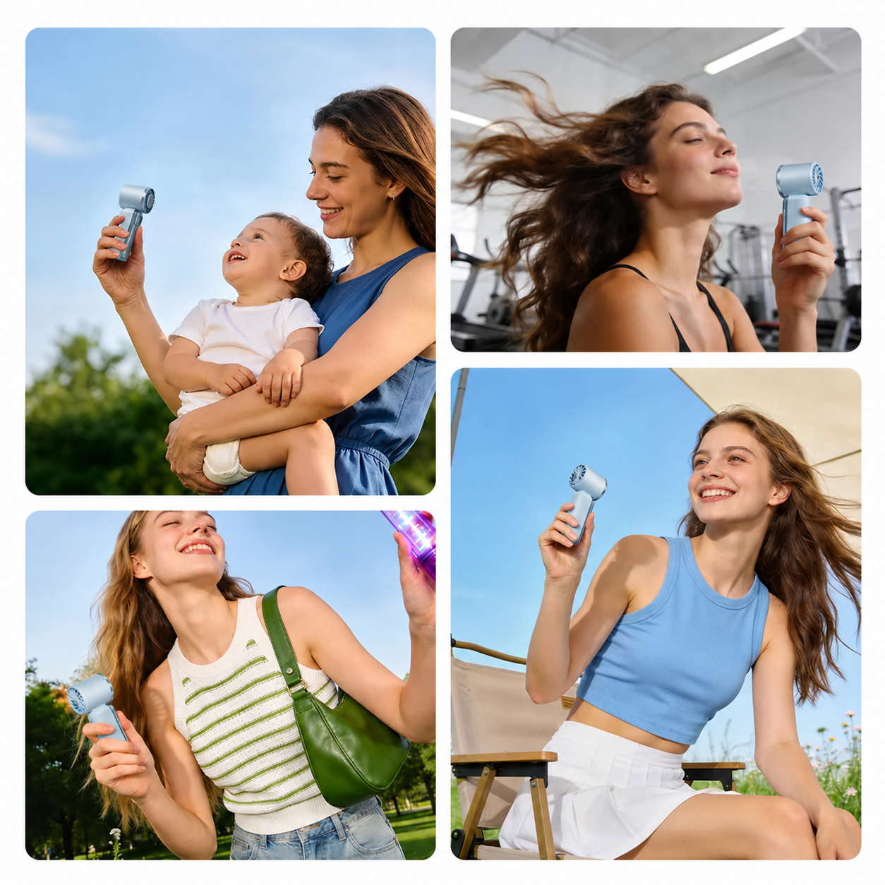 Viral FULKOM FF688 Turbo Fan: Pocket-Sized Storm Wind! 100 Speed Levels + Digital LED Display