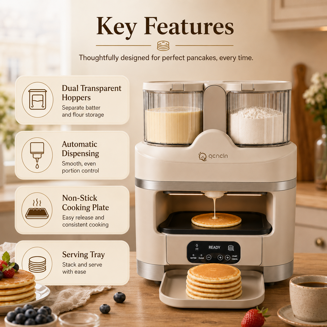 🎉Anniversary Sale - Automatic Smart Pancake Griddle Machine