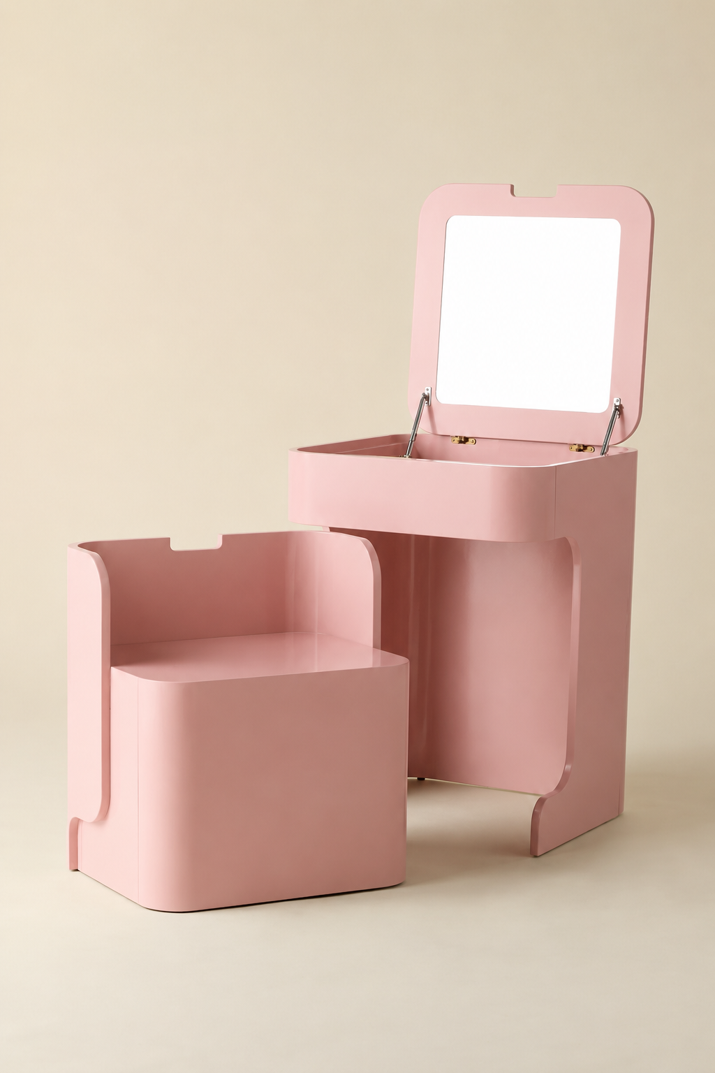 [Copy]Qcncln Upholstered Vanity & Stool Set