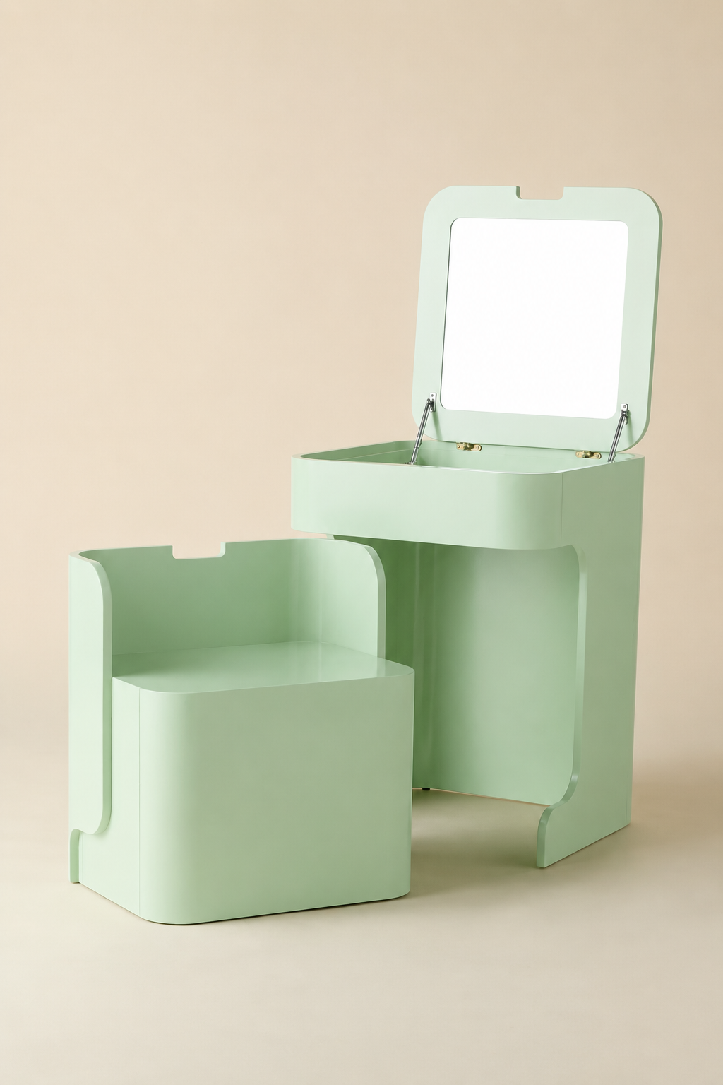 [Copy]Qcncln Upholstered Vanity & Stool Set