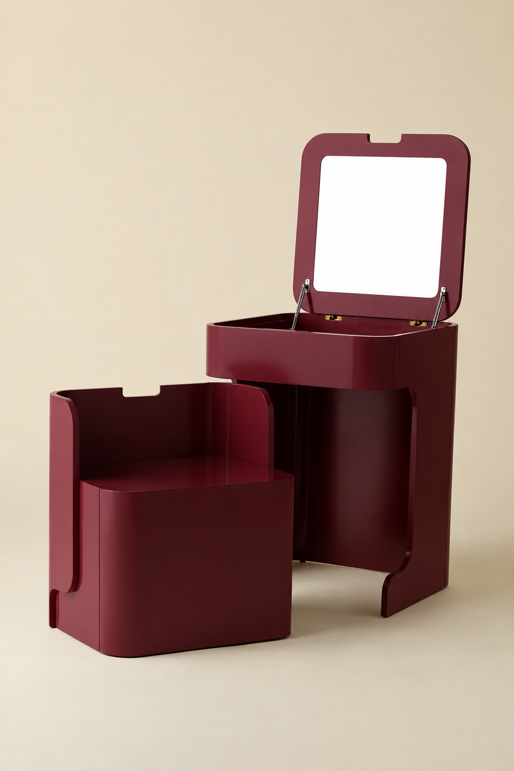 [Copy]Qcncln Upholstered Vanity & Stool Set