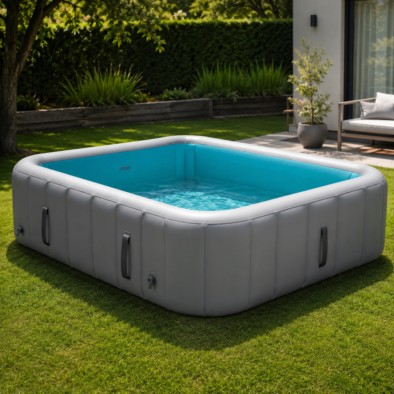 Foldable Inflatable Lounge Pool