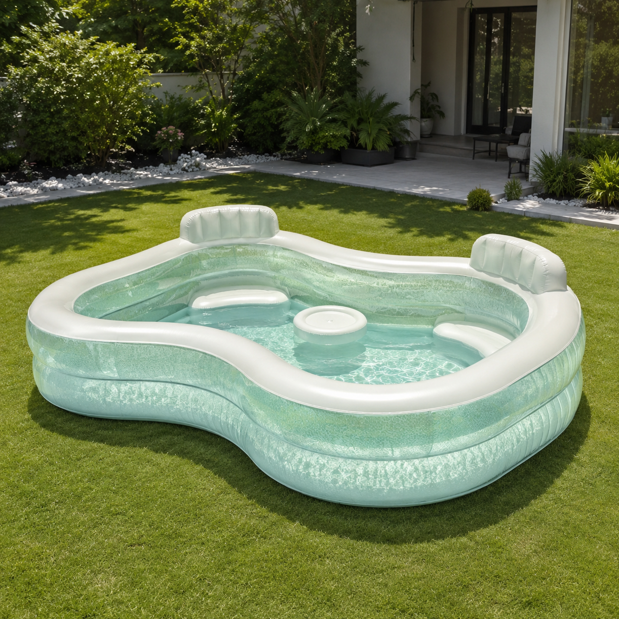 Foldable Inflatable Lounge Pool