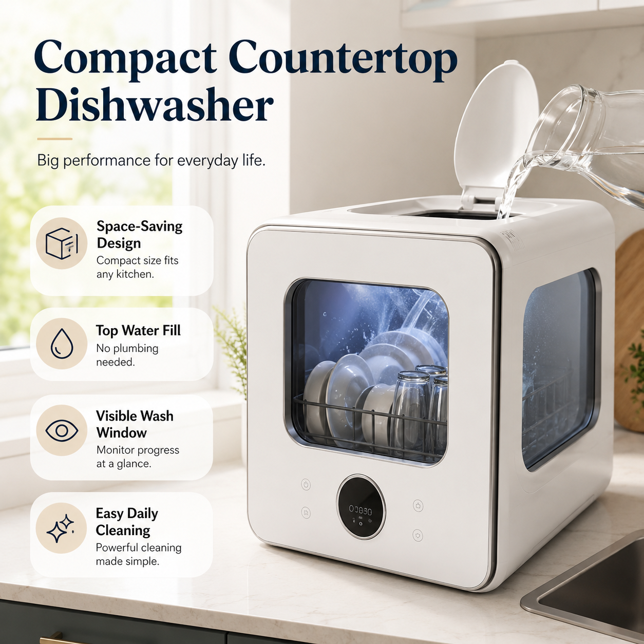 Dishwasher Countertop Compact Countertop