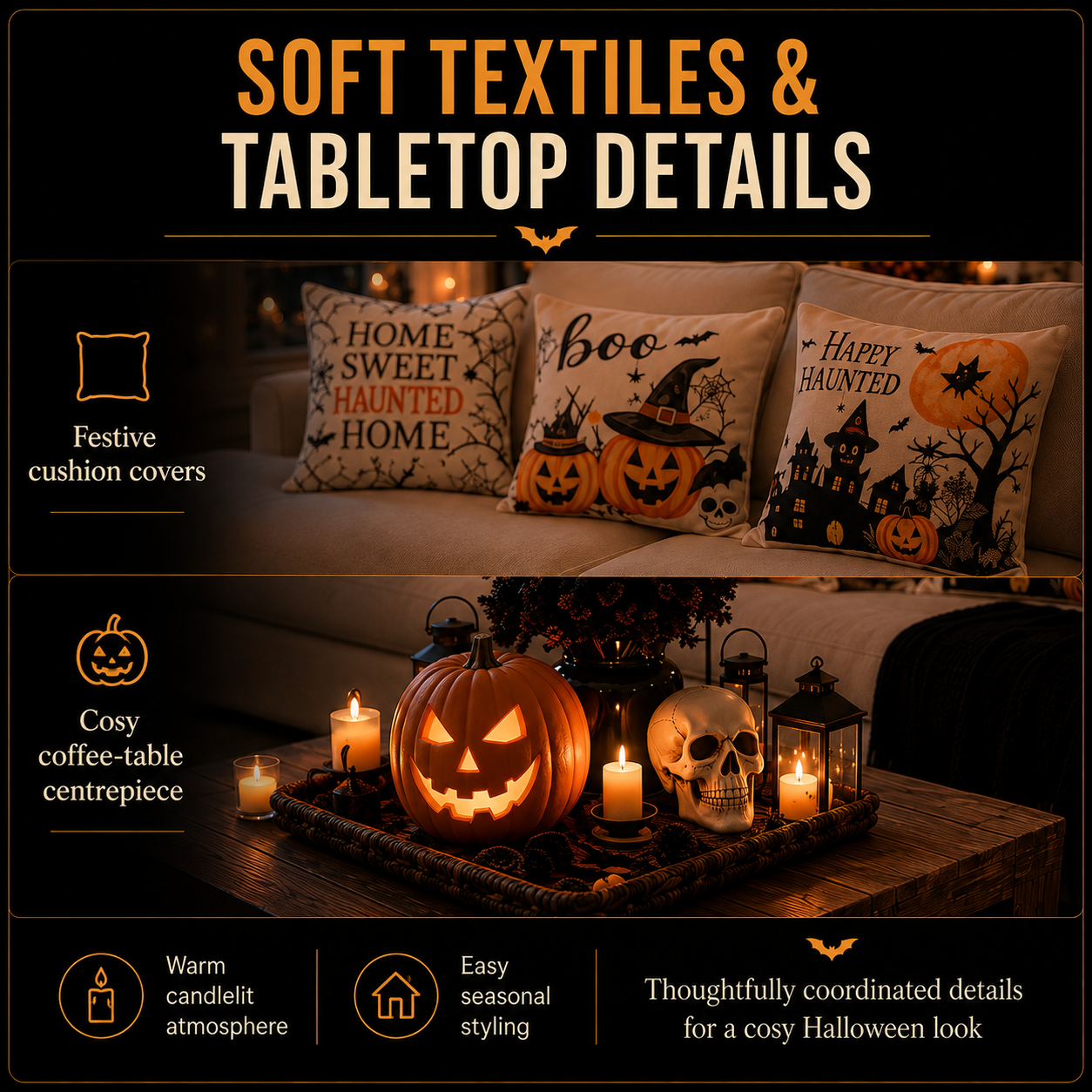 Halloween Celebration 5-Piece Decor Set