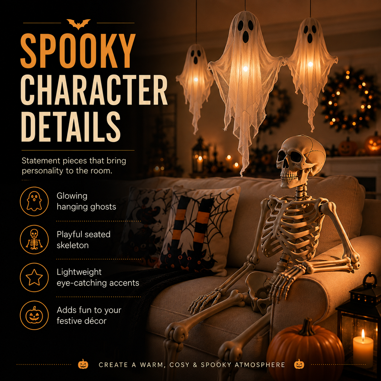 Halloween Celebration 5-Piece Decor Set