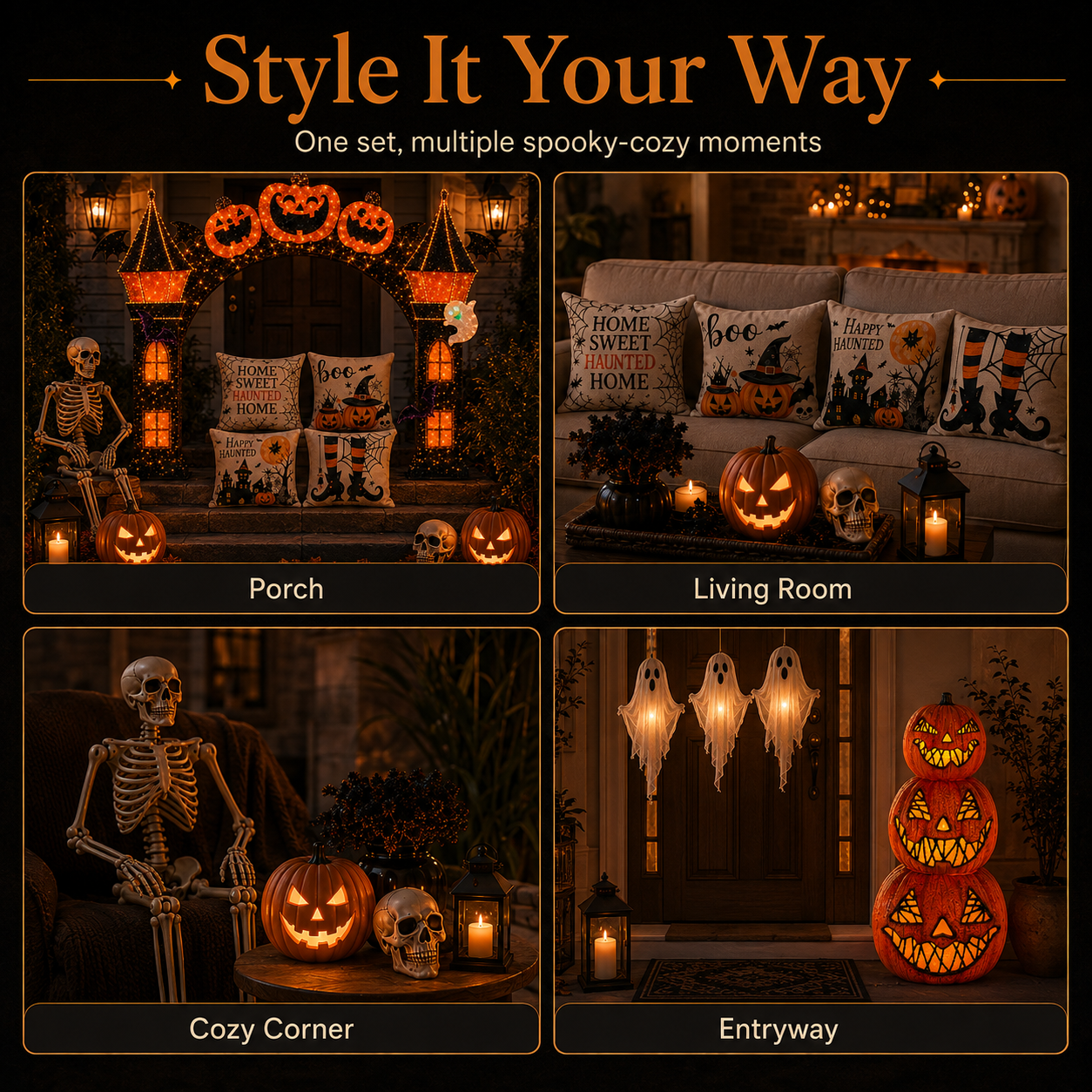 CelebrationHalloween15-Piece Decor Set 