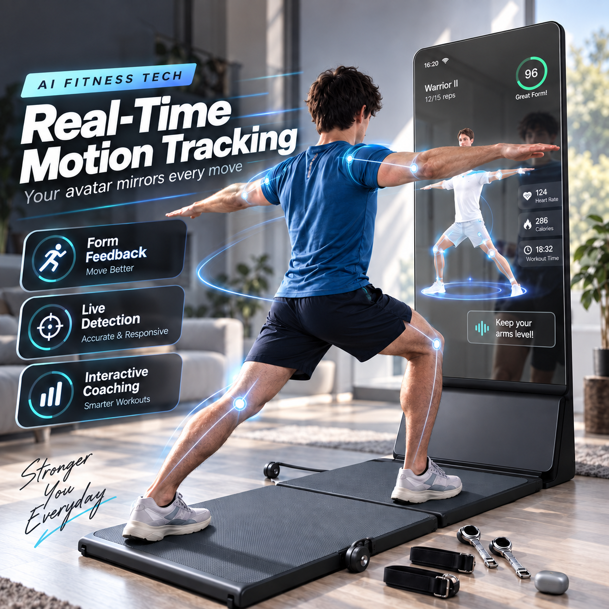 Smart Home Fitness Mirror