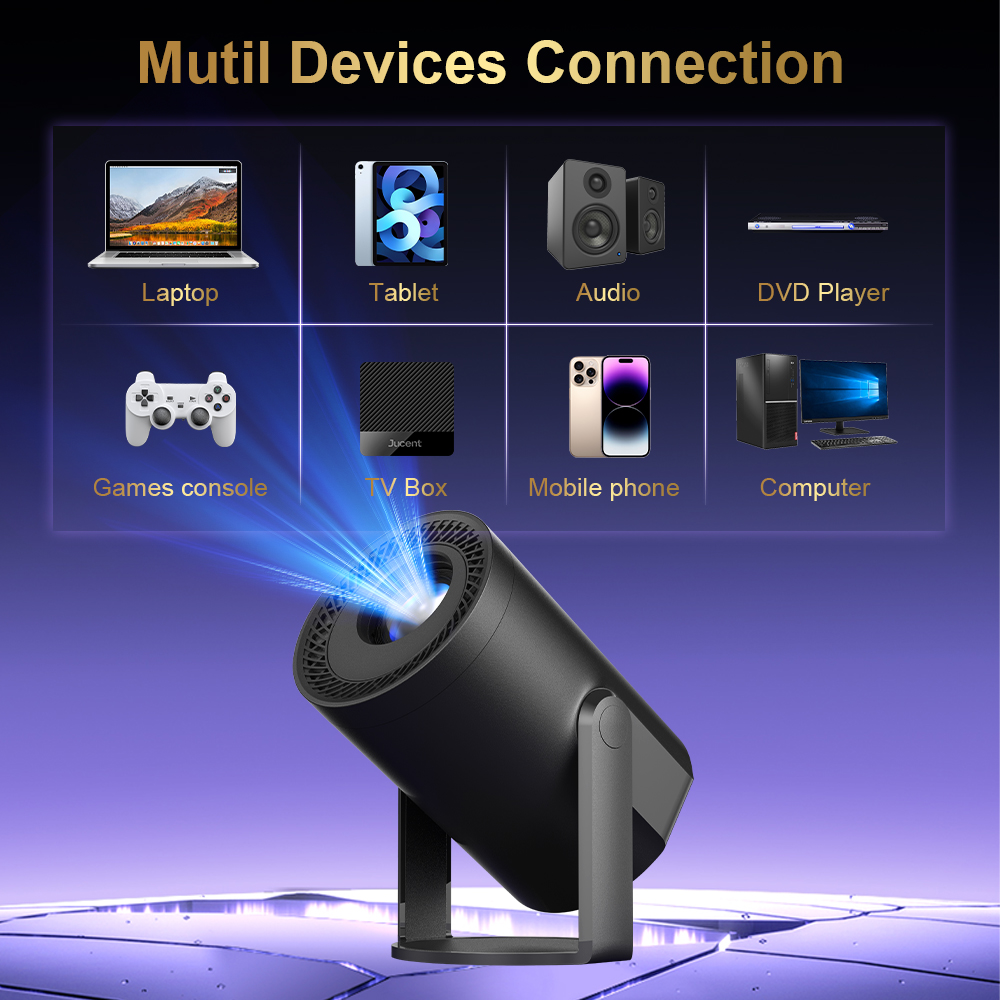 Qcnlcn 300Pro Projector Mini Portable