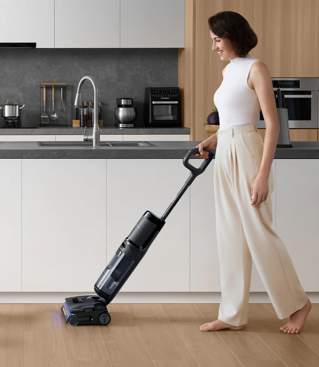 FLOOR ONE S7 Stretch Steam Lavapavimenti e Aspirapolvere a Vapore Senza Fili