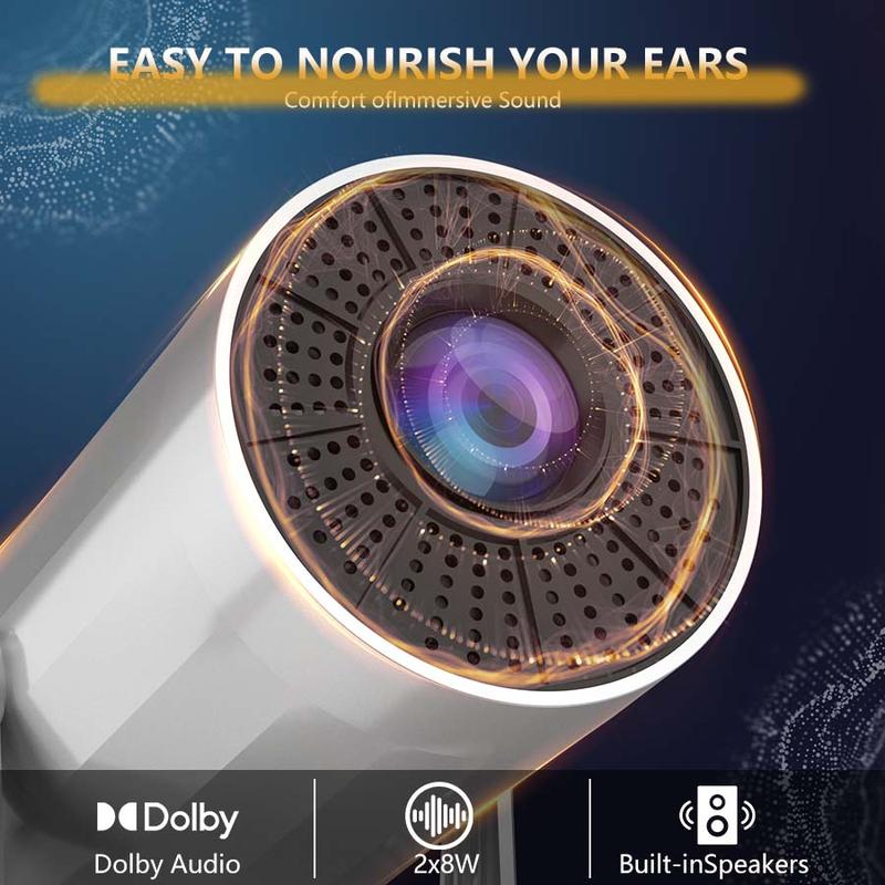 Qcnlcn 300Pro Projector Mini Portable