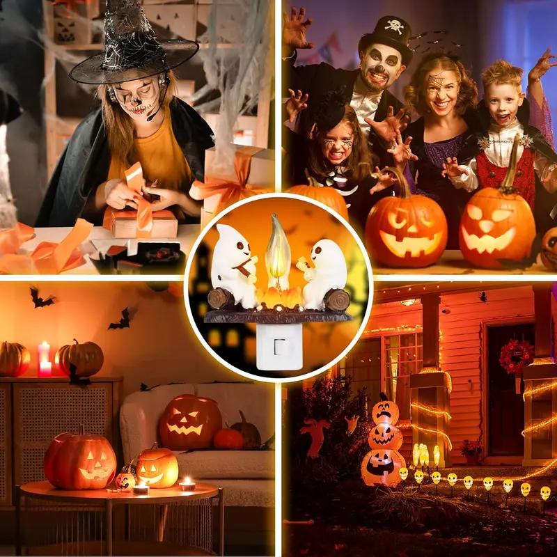 Ghost Campfire Night Light,2026 Ghost Campfire Flickering Nightlight, 3D LED Small Faux Campfire Night Light, Funny Halloween Nightlight Indoor Decorations, Spooky Halloween Decor, Halloween Party Decorations, Halloween Gift Ghost Campfire Night Light,2026 Ghost Campfire Flickering Nightlight, 3D LED Small Faux Campfire Night Light, Funny Halloween Nightlight Indoor Decorations, Spooky Halloween Decor, Halloween Party Decorations, Halloween Gift