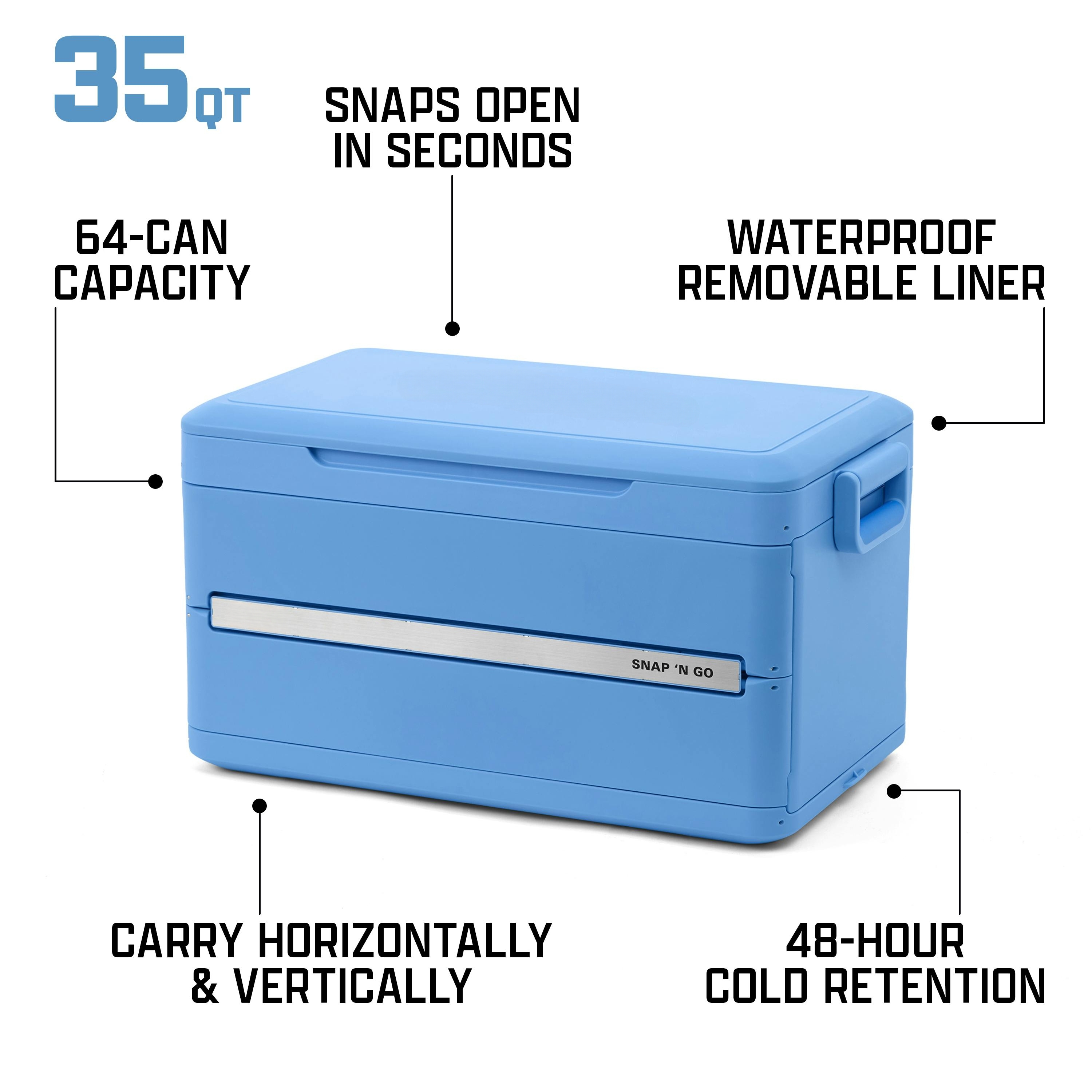Snap 'N Go Collapsible Hard Cooler