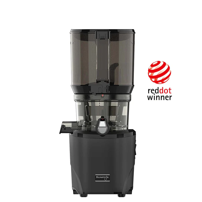Cold Press Juicer Machine – Self-Feeding for Hands-Free Use – Easy to Clean, Quiet 240W Motor, 100 oz Large Masticating Juicer – Designed for Silky Juice with Low Pulp – Silver