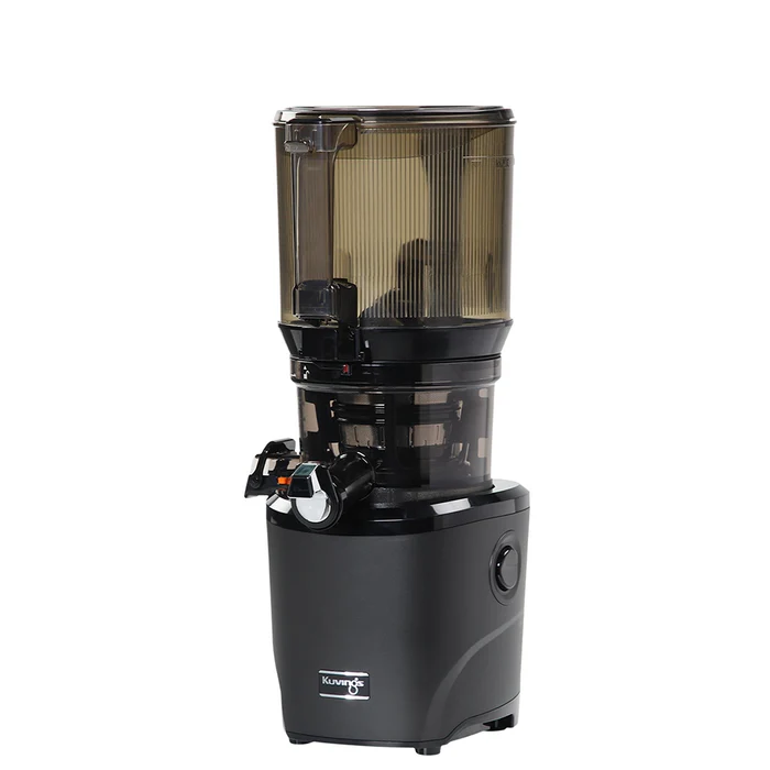 Cold Press Juicer Machine – Self-Feeding for Hands-Free Use – Easy to Clean, Quiet 240W Motor, 100 oz Large Masticating Juicer – Designed for Silky Juice with Low Pulp – Silver