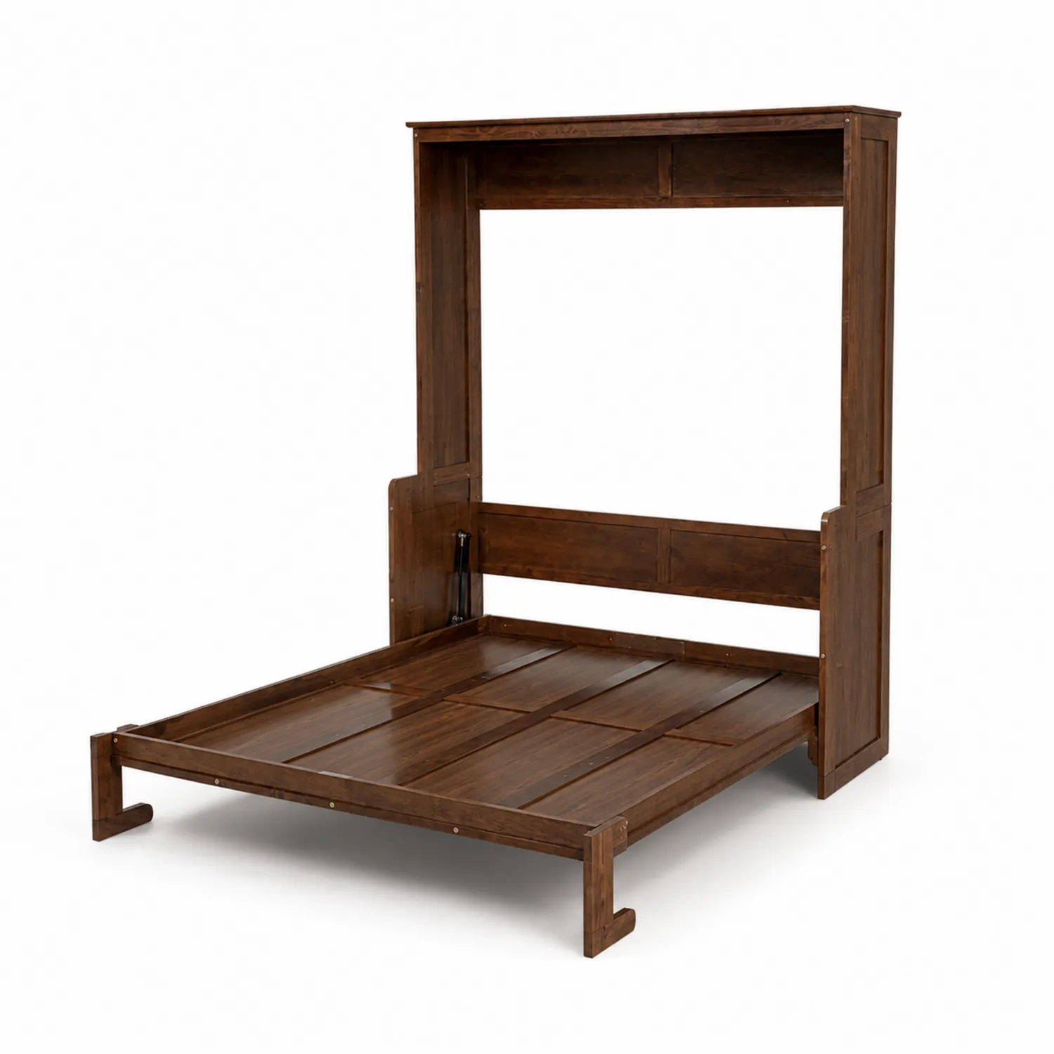 Holz Klappbett vertikal 200x160 cm Braun-Dorviorae
