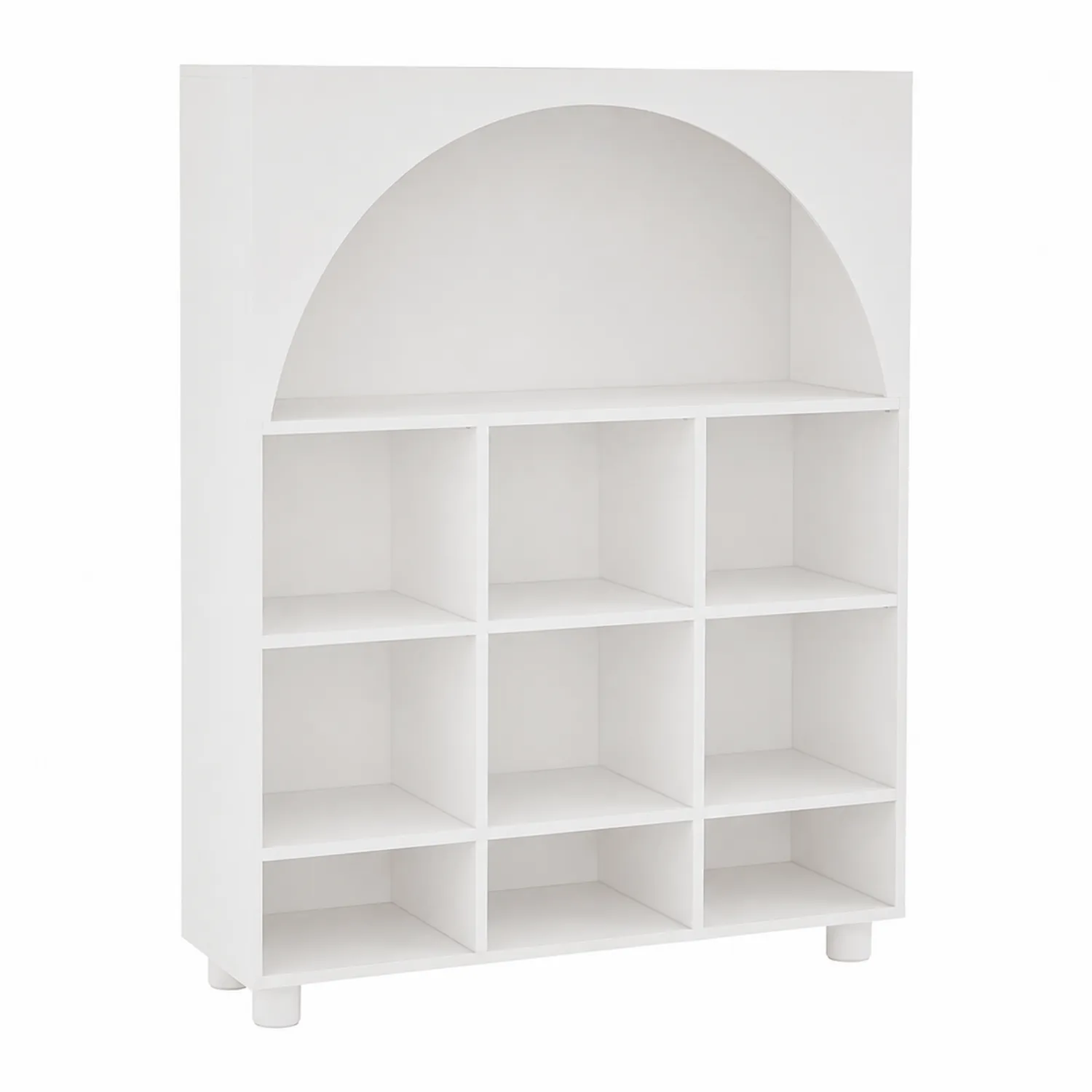 Regal MDF Weiß 120 cm x 100 cm x 30 cm-Dorviorae