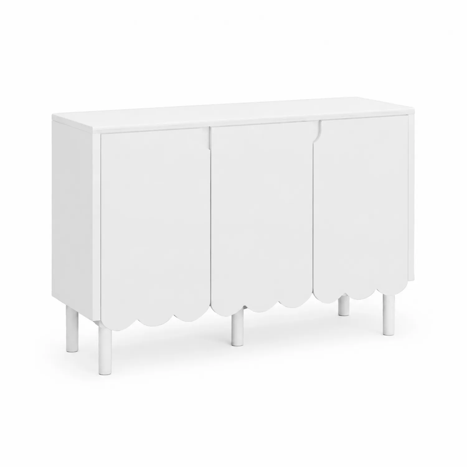 Schuhschrank mit drei Türen Weiß MDF-Dorviorae