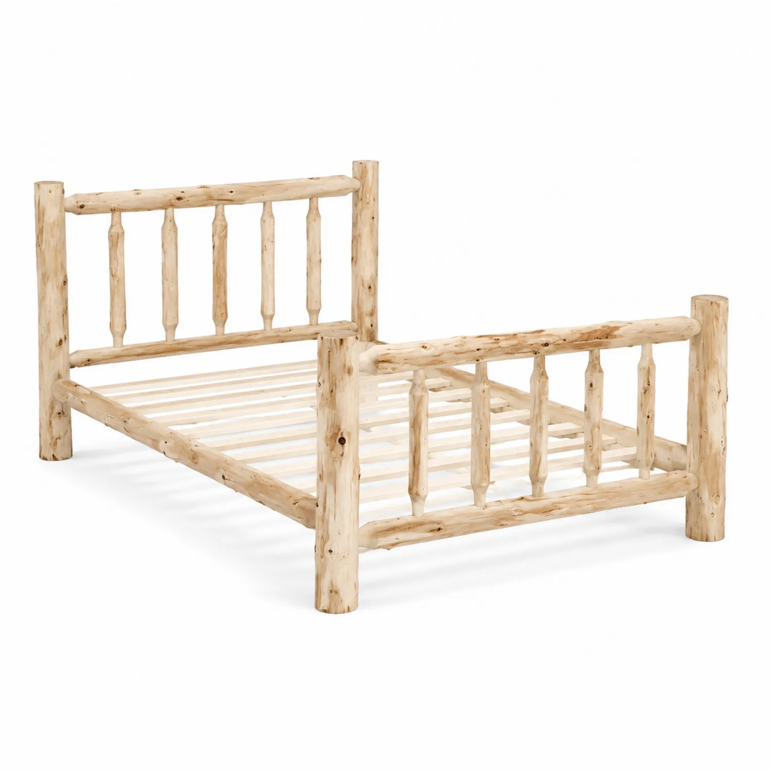 Holzbett aus Kiefer 200x180 cm Natur-Dorviorae