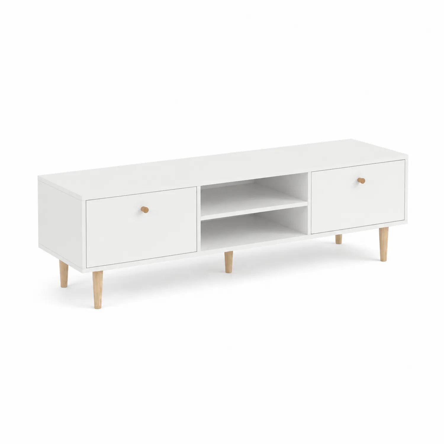 TV-Schrank MDF Weiß 150x40x50cm-Dorviorae