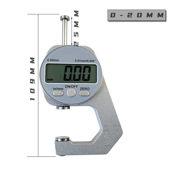 🧑‍🔧📏Afișaj digital pentru măsurarea grosimii